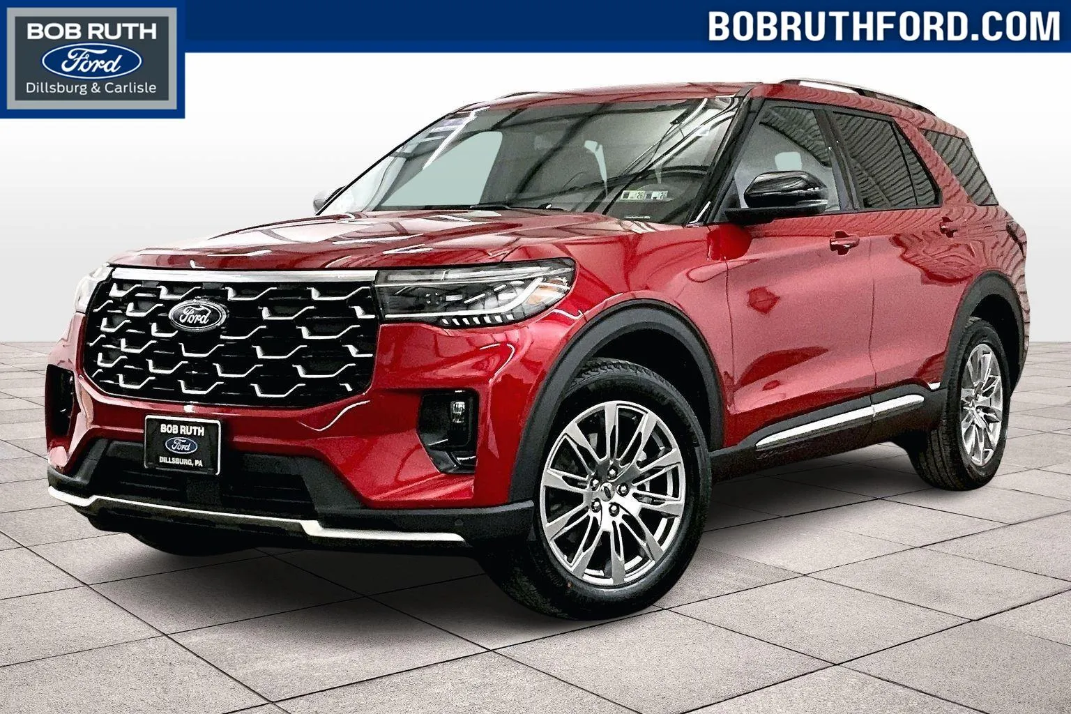 Red 2026 Ford Explorer Platinum for sale in Dillsburg, PA