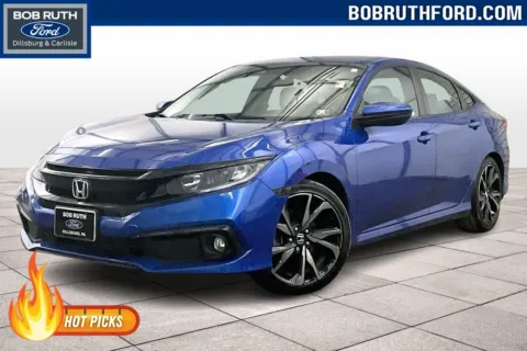 Blue 2019 Honda Civic Sedan Sport for sale in Dillsburg, PA