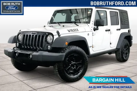 White 2018 Jeep Wrangler JK Unlimited Willys Wheeler W for sale in Dillsburg, PA