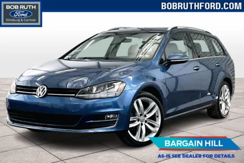 Blue 2017 Volkswagen Golf SportWagen SEL for sale in Dillsburg, PA
