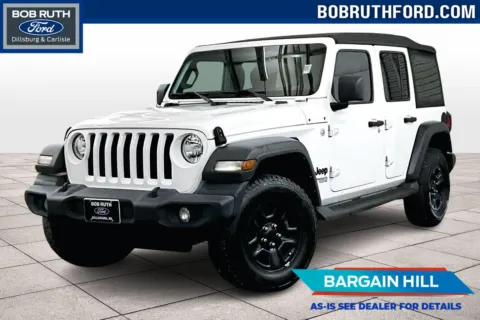White 2021 Jeep Wrangler Unlimited Sport for sale in Dillsburg, PA