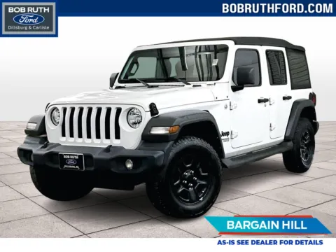 White 2021 Jeep Wrangler Unlimited Sport for sale in Dillsburg, PA
