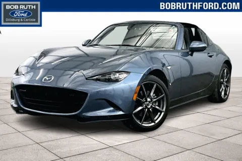 Blue 2017 Mazda MX-5 Miata RF Grand Touring for sale in Dillsburg, PA