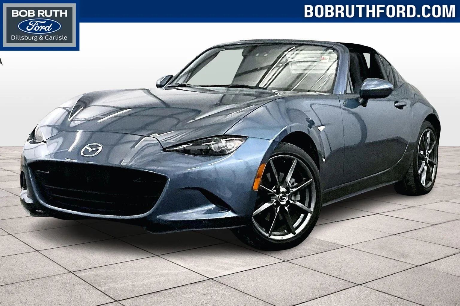 Blue 2017 Mazda MX-5 Miata RF Grand Touring for sale in Dillsburg, PA