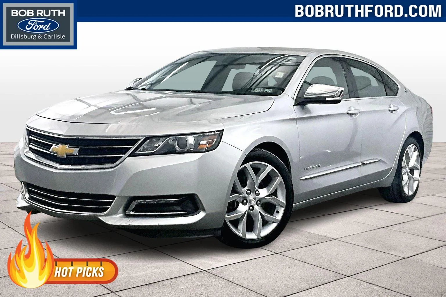 Silver 2018 Chevrolet Impala Premier for sale in Dillsburg, PA