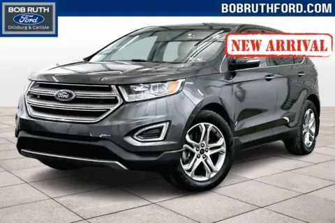 Gray 2018 Ford Edge Titanium for sale in Dillsburg, PA