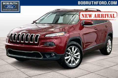 Red 2016 Jeep Cherokee Limited for sale in Dillsburg, PA
