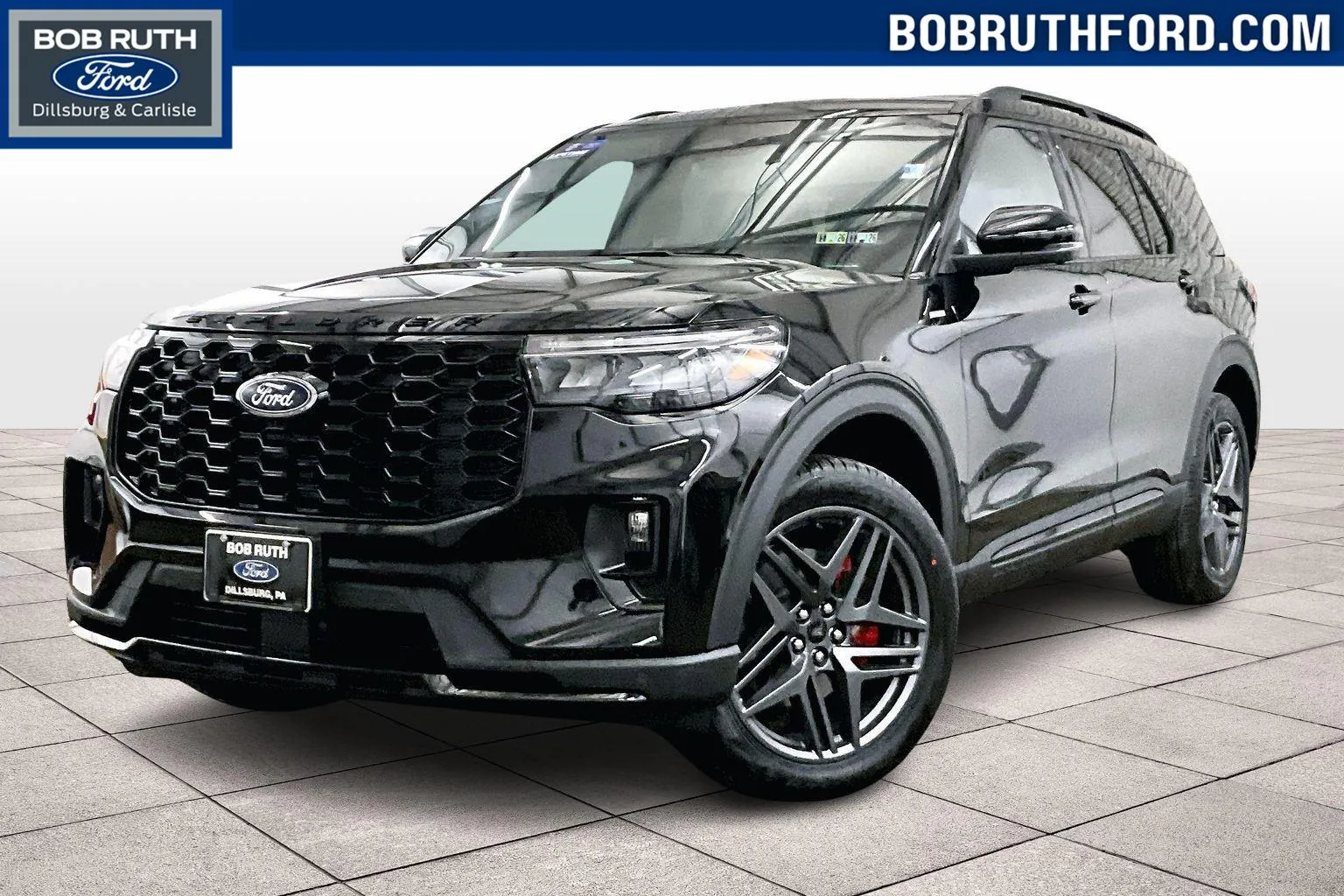 Black 2026 Ford Explorer ST-Line for sale in Dillsburg, PA