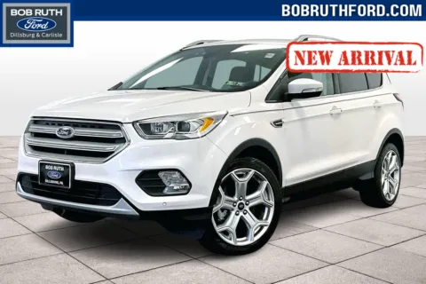 White 2018 Ford Escape Titanium for sale in Dillsburg, PA