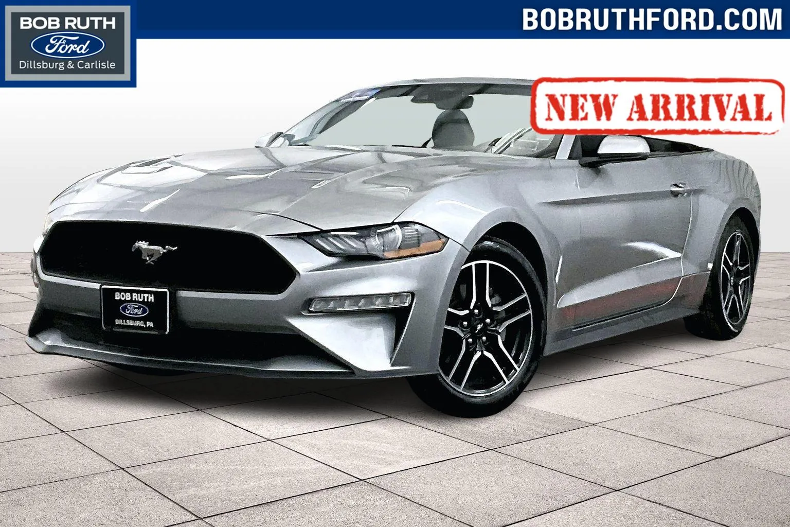 Silver 2022 Ford Mustang EcoBoost Premium for sale in Dillsburg, PA