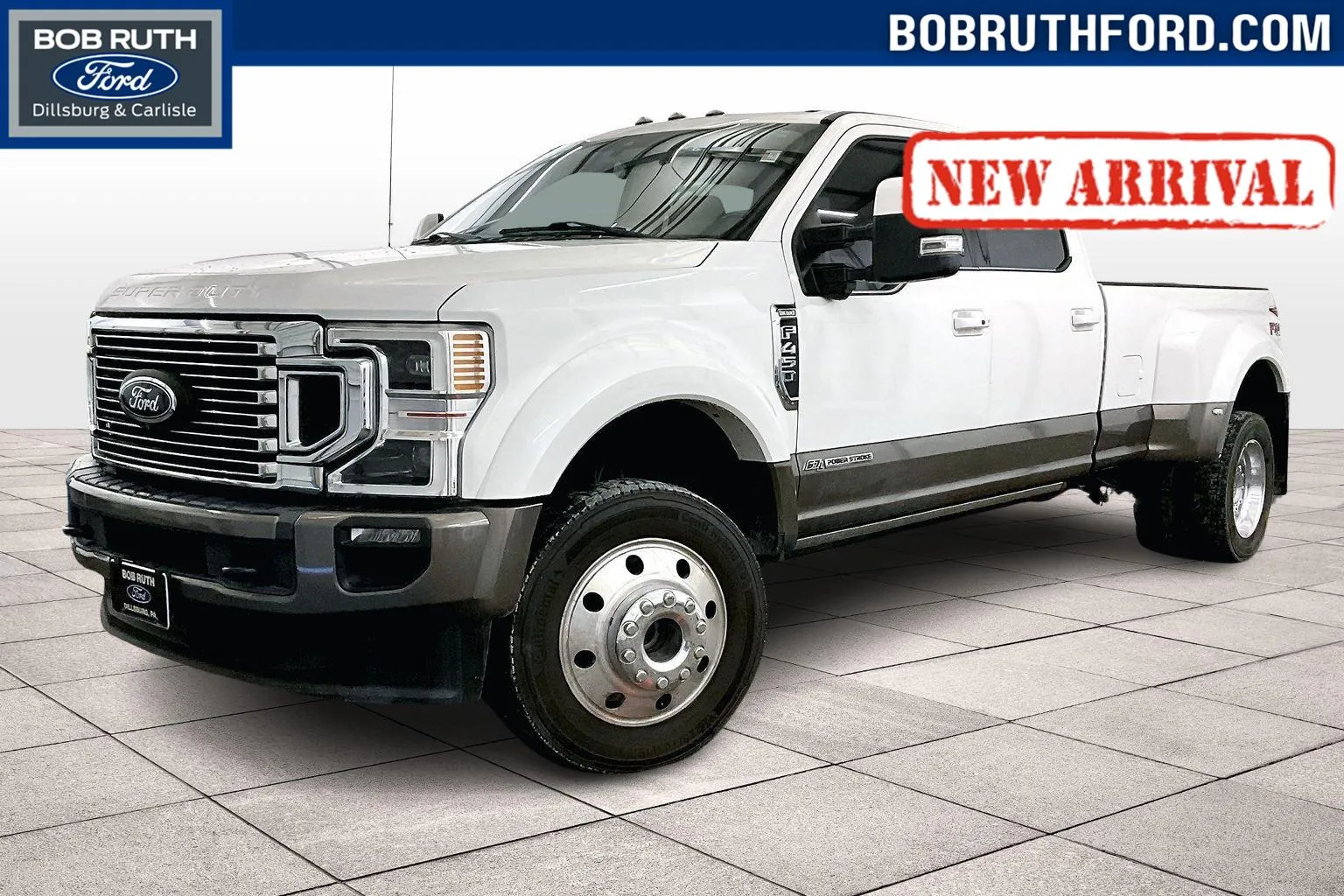 White 2020 Ford Super Duty F-450 DRW King Ranch for sale in Dillsburg, PA