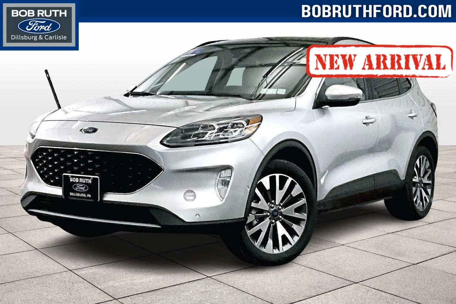 Silver 2020 Ford Escape Titanium for sale in Dillsburg, PA