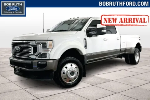 White 2021 Ford Super Duty F-450 DRW King Ranch for sale in Dillsburg, PA