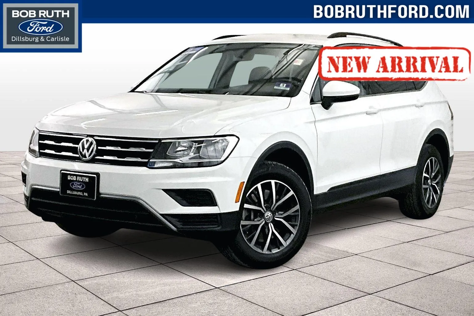 White 2019 Volkswagen Tiguan SE for sale in Dillsburg, PA