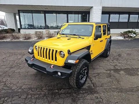 Yellow 2021 Jeep Wrangler Unlimited Sport S for sale in Muncie, IN