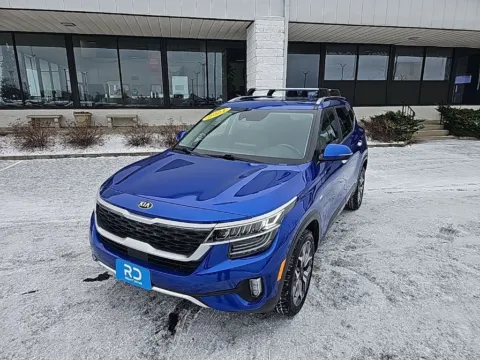 Blue 2021 Kia Seltos SX for sale in Muncie, IN