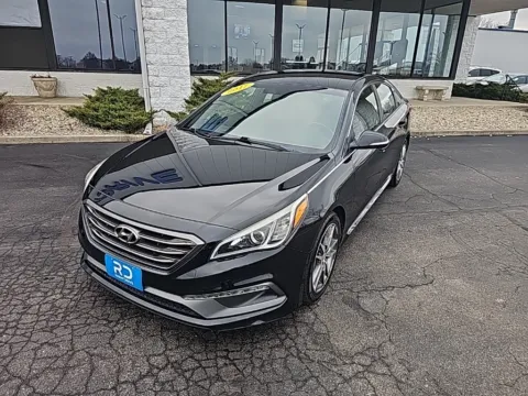 Black 2017 Hyundai Sonata Sport 2.0T for sale in Muncie, IN