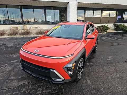 Orange 2024 Hyundai Kona SEL for sale in Muncie, IN