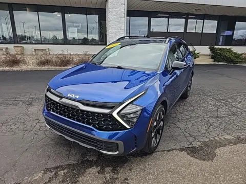 Blue 2023 Kia Sportage X-Line for sale in Muncie, IN