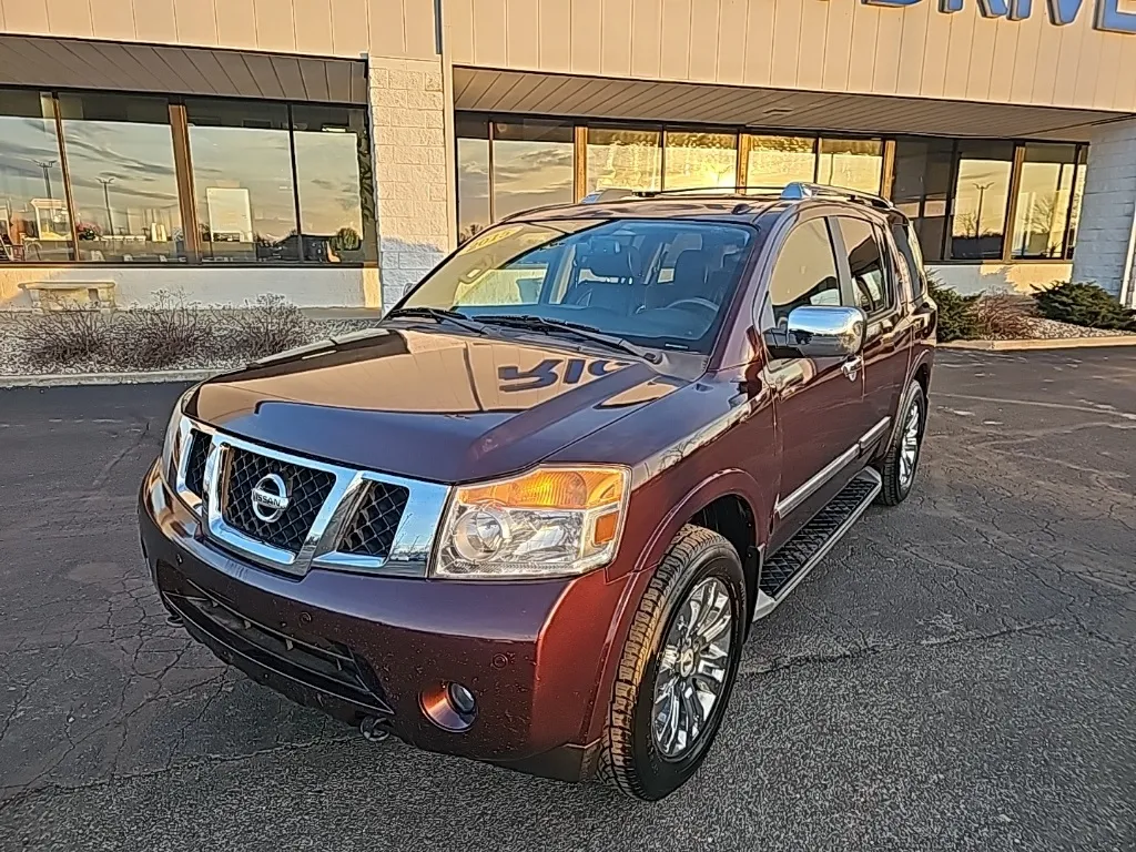 Blue 2015 Nissan Armada Platinum for sale in Muncie, IN