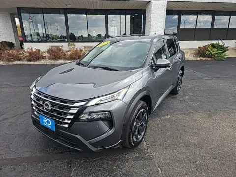Gray 2024 Nissan Rogue SV for sale in Muncie, IN