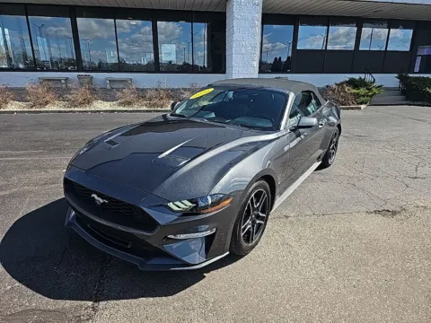 Gray 2020 Ford Mustang EcoBoost Premium for sale in Muncie, IN