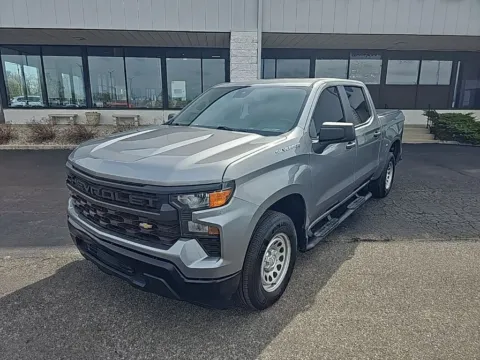 Gray 2023 Chevrolet Silverado 1500 WT for sale in Muncie, IN
