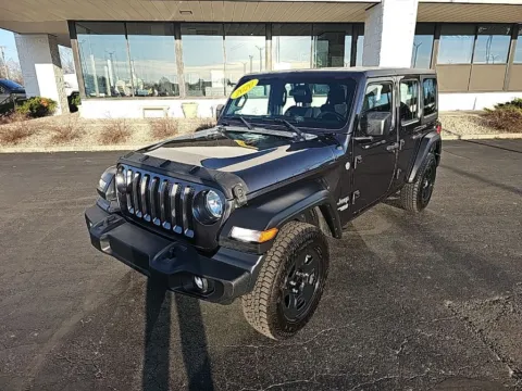 Gray 2020 Jeep Wrangler Unlimited Sport for sale in Muncie, IN