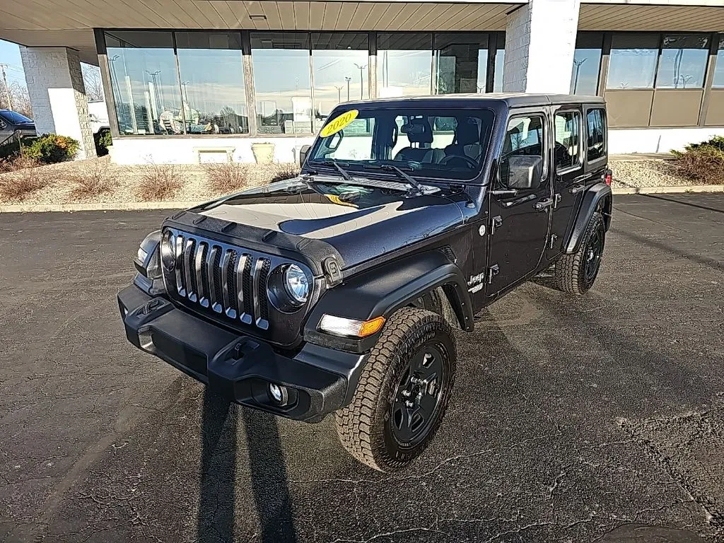 Gray 2020 Jeep Wrangler Unlimited Sport for sale in Muncie, IN