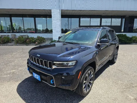 Blue 2022 Jeep Grand Cherokee Overland 4xe for sale in Muncie, IN