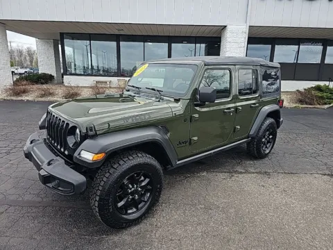 Another view of 2021 Jeep Wrangler Unlimited Willys for sale in Muncie, IN at RightDrive Muncie