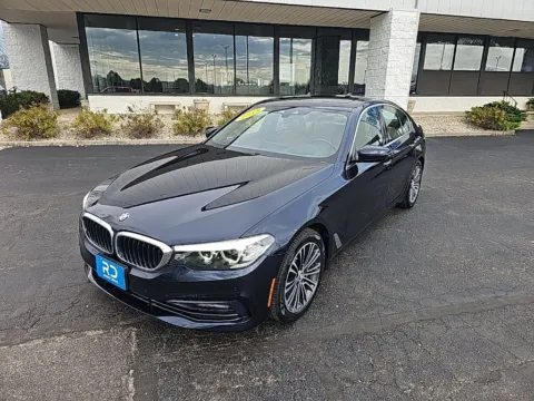 Blue 2018 BMW 5 Series 530i xDrive for sale in Muncie, IN