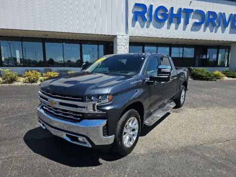 Gray 2021 Chevrolet Silverado 1500 LTZ for sale in Muncie, IN