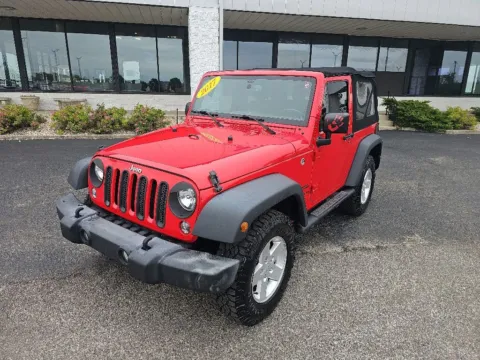 Red 2017 Jeep Wrangler Sport for sale in Muncie, IN