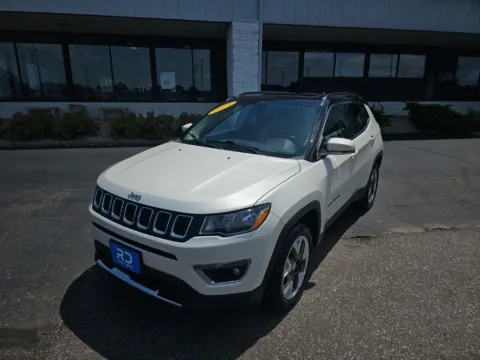 White 2021 Jeep Compass Limited for sale in Muncie, IN