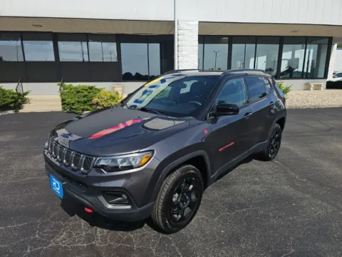Gray 2023 Jeep Compass Trailhawk for sale in Muncie, IN