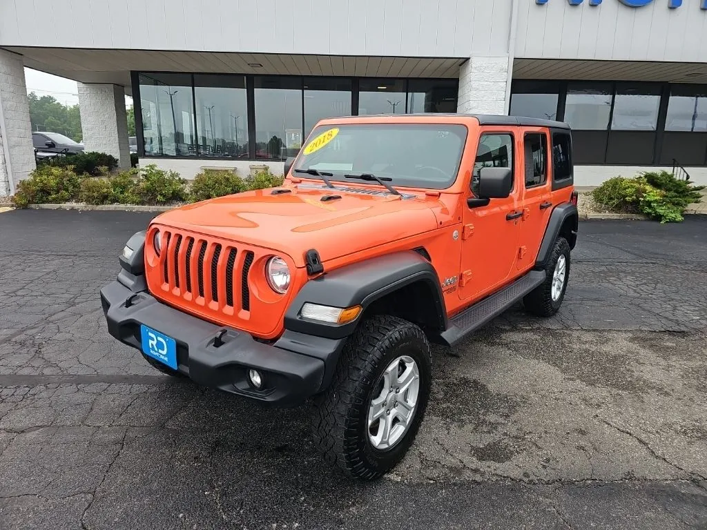 Unknown 2018 Jeep Wrangler Unlimited Sport S for sale in Muncie, IN
