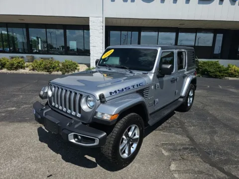 Silver 2020 Jeep Wrangler Unlimited Sahara for sale in Muncie, IN