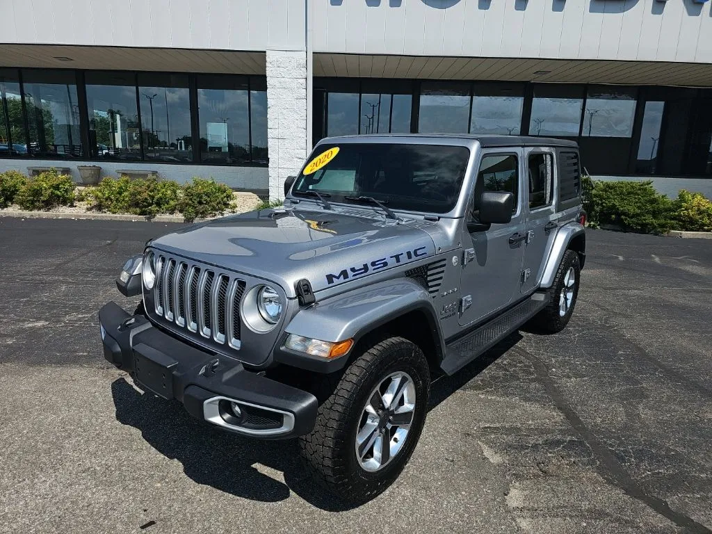 Silver 2020 Jeep Wrangler Unlimited Sahara for sale in Muncie, IN