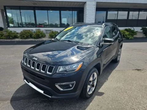 Black 2021 Jeep Compass Limited for sale in Muncie, IN