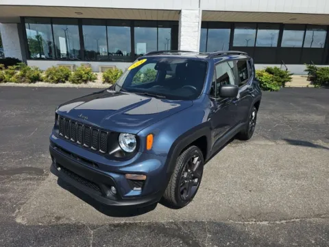 Blue 2021 Jeep Renegade Latitude for sale in Muncie, IN