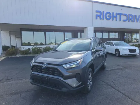 Gray 2024 Toyota RAV4 Hybrid LE for sale in Muncie, IN