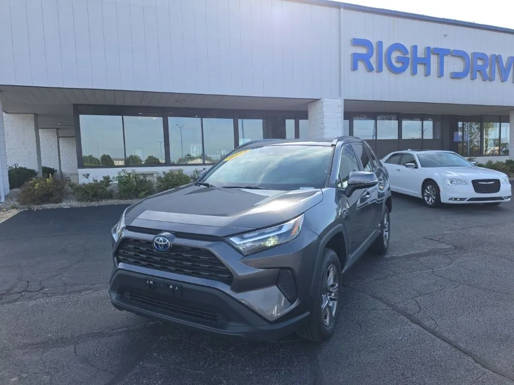 Gray 2024 Toyota RAV4 Hybrid LE for sale in Muncie, IN