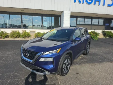 Blue 2023 Nissan Rogue SV for sale in Muncie, IN