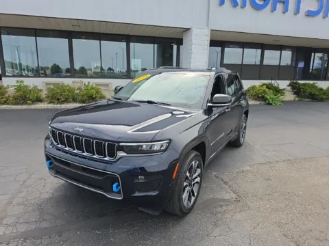 Blue 2024 Jeep Grand Cherokee Overland 4xe for sale in Muncie, IN