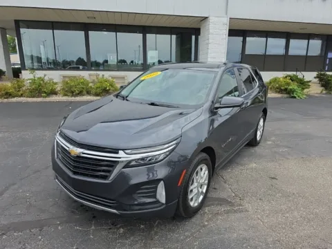 Gray 2022 Chevrolet Equinox LT for sale in Muncie, IN
