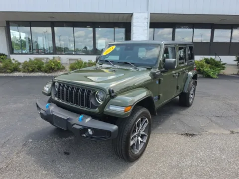 Green 2024 Jeep Wrangler Sport S 4xe for sale in Muncie, IN