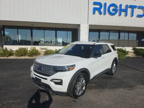 White 2021 Ford Explorer Limited for sale in Muncie, IN