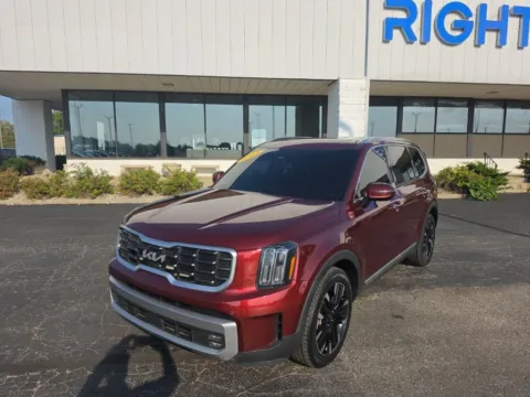 Red 2023 Kia Telluride SX for sale in Muncie, IN