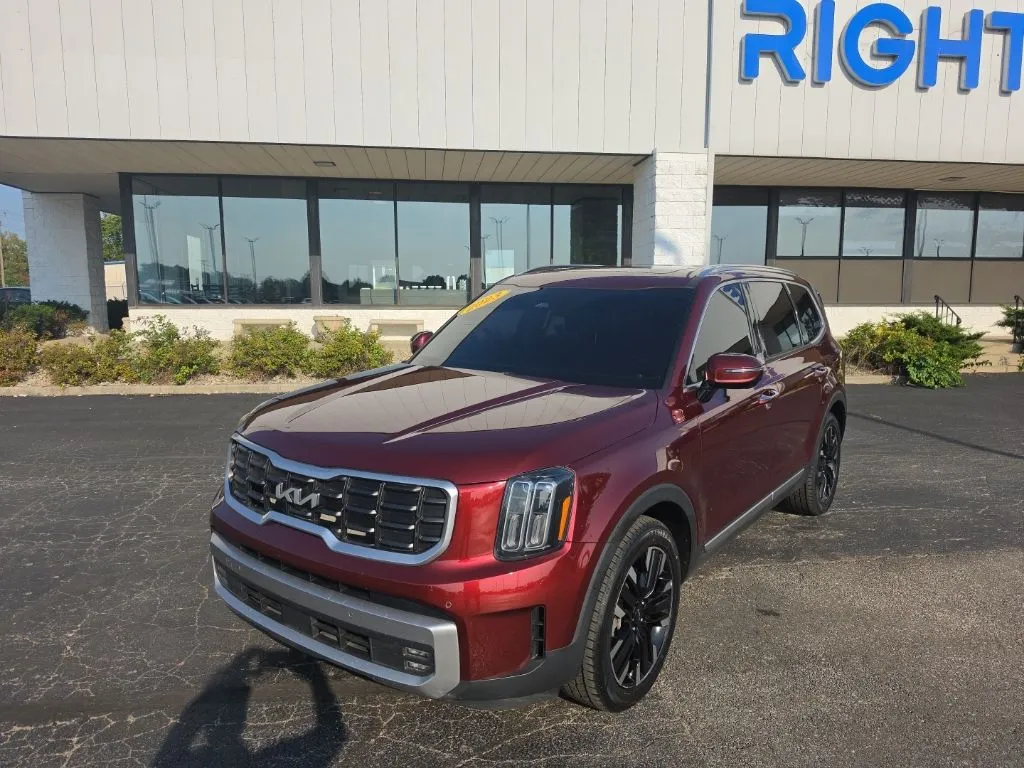 Red 2023 Kia Telluride SX for sale in Muncie, IN